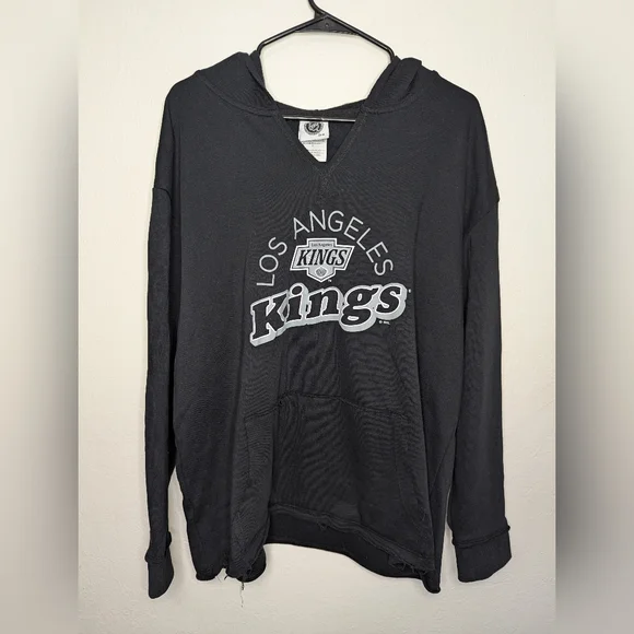 NWT Los Angeles Kings NHL Women's Hooded Sweatshirt Size L - Picture 2 of 7